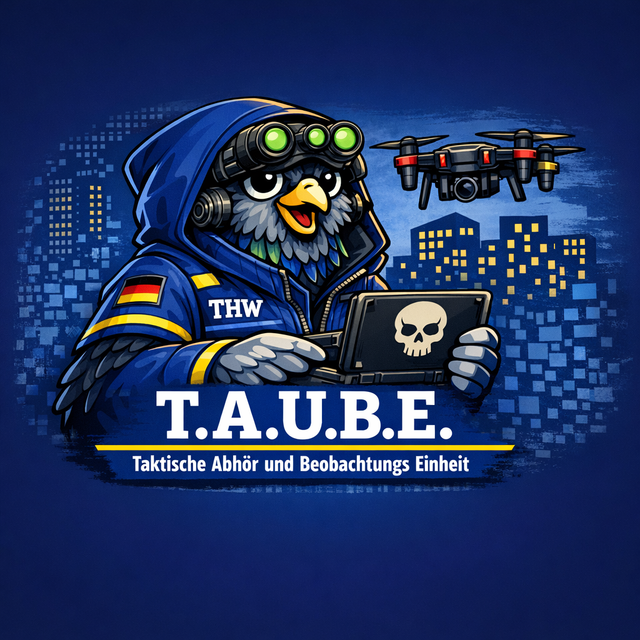 Hacker-Taube mit Drohne - T.A.U.B.E.